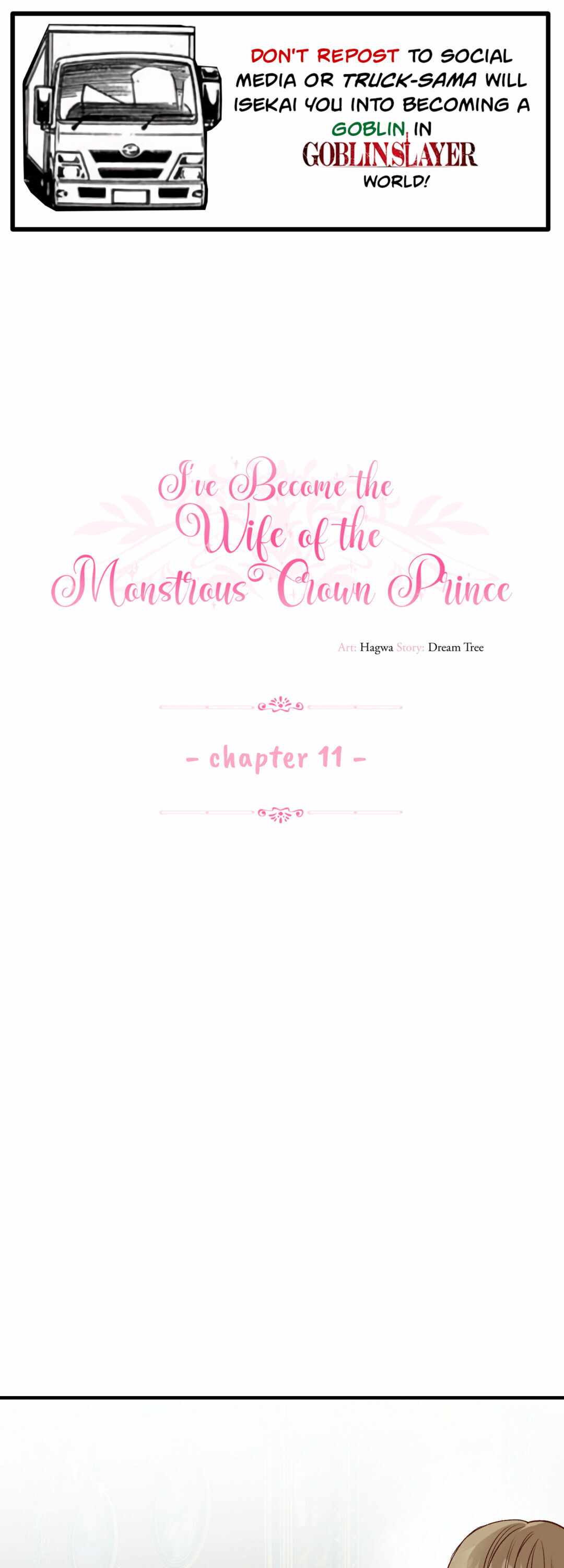 I Became The Wife Of The Monstrous Crown Prince Chapter 11 1